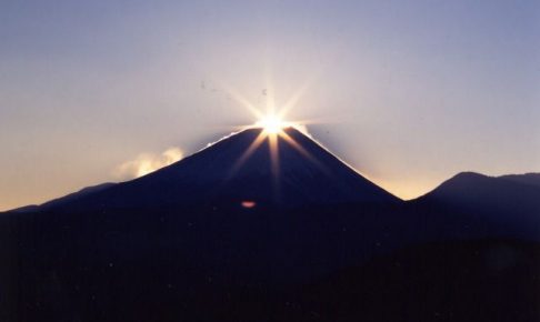 富士川町 ダイヤモンド富士